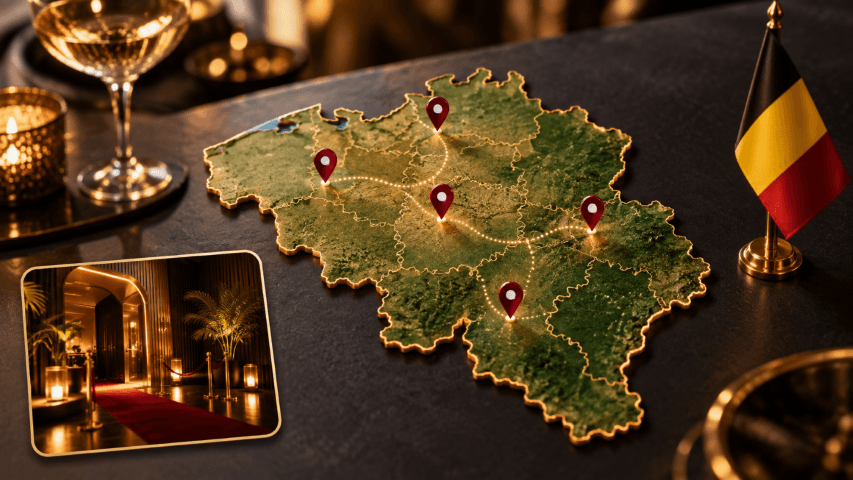 Parenclubs België per provincie en regio