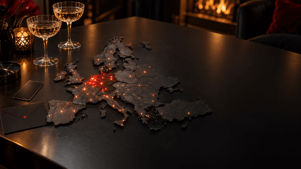Parenclubs Europa per land en regio